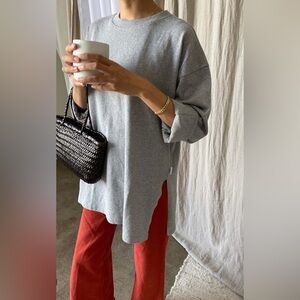 Le Bon Shoppe Gray Long Sleeve